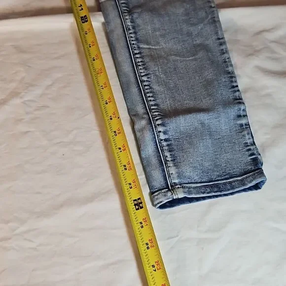 Bamboo Acid Wash Jeggings Size 13 - Picture 2 of 7